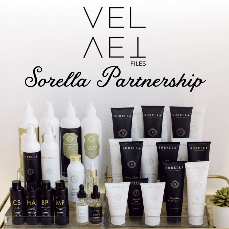 Image announcing Velvet Files partnership with Sorella